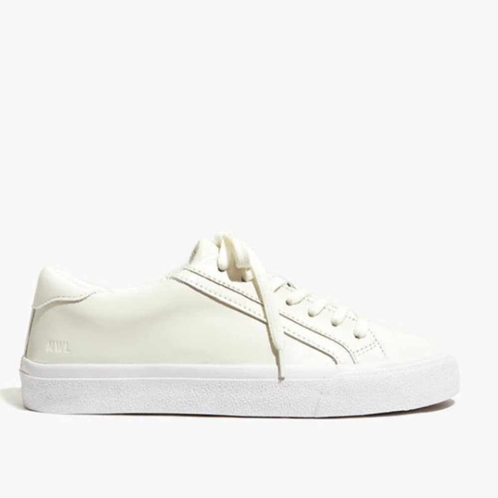 MADEWELL Sidewalk Low-Top Sneakers in Leather